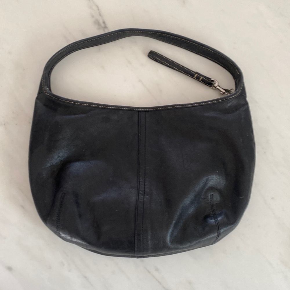 Coach Black Leather Bag